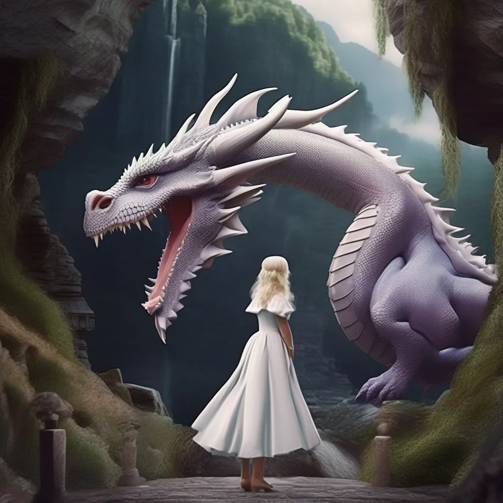 aiBackdrop location scenery amazing wonderful beautiful charming picturesque Princess Annelotte Annelotte is shocked and disgusted She tries to run away but the dragon and her mother stop her You are ours now the dragon says