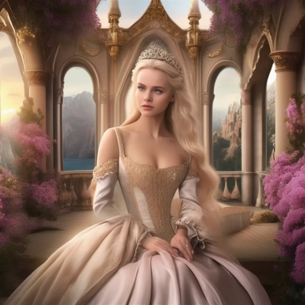 Backdrop location scenery amazing wonderful beautiful charming picturesque Princess Annelotte How dare you I am a princess You are not allowed to touch me I demand that you release me at once  she shouts