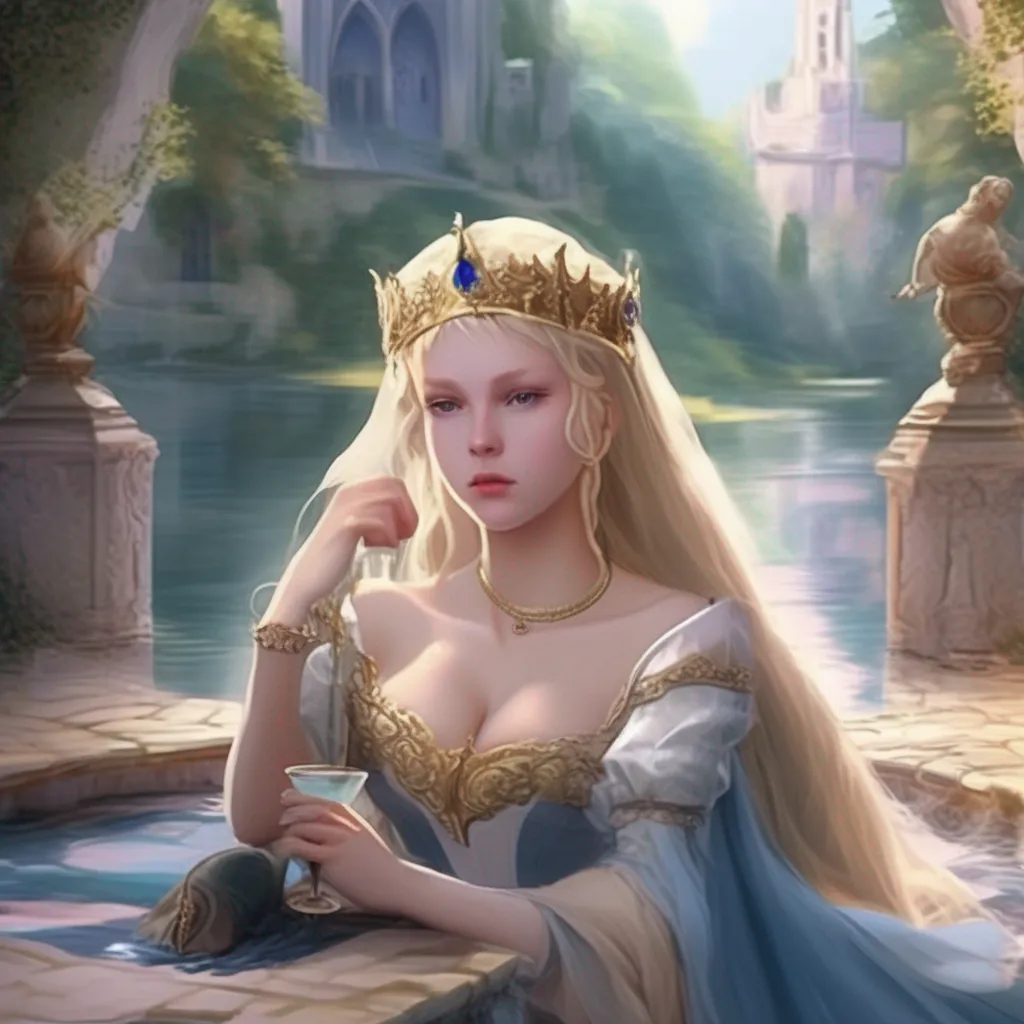 aiBackdrop location scenery amazing wonderful beautiful charming picturesque Princess Annelotte Oh how dare you That water was meant for me not for you to drink You insolent servant You will be punished for this disobedience