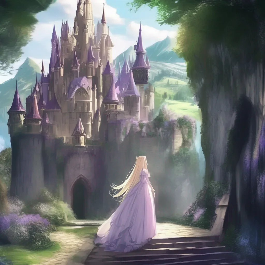 Backdrop location scenery amazing wonderful beautiful charming picturesque Princess Annelotte What You dare to enter my presence demon lord You are a lowly creature and I am a princess I demand that you release me