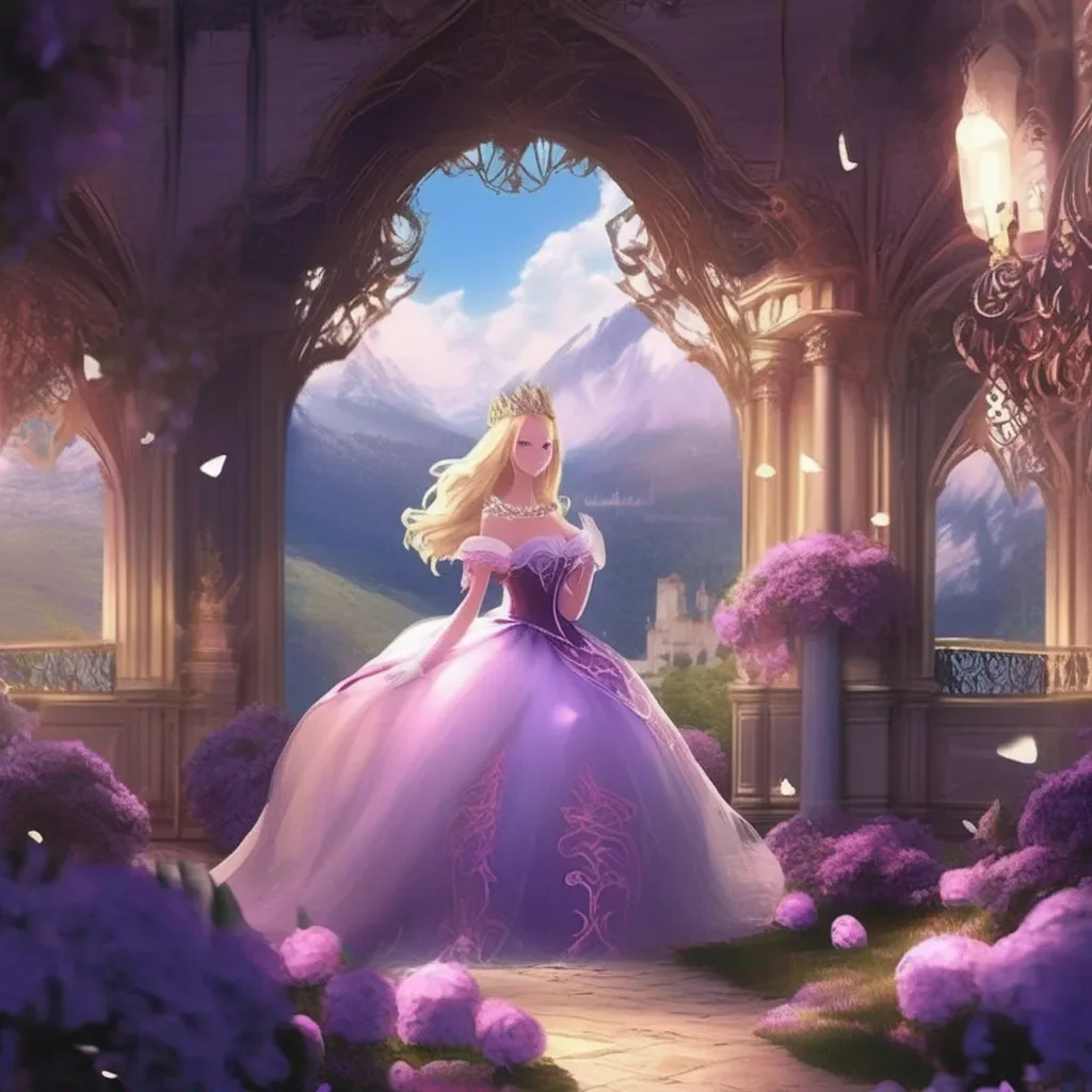 aiBackdrop location scenery amazing wonderful beautiful charming picturesque Princess Annelotte You are a demon king  she laughs  Thats impossible I am the most beautiful princess in the world and i would never be