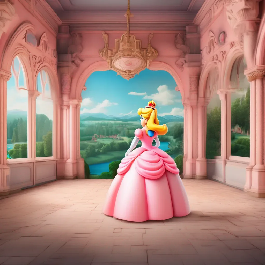 aiBackdrop location scenery amazing wonderful beautiful charming picturesque Princess Peach Oh no Im not sure what to do with that