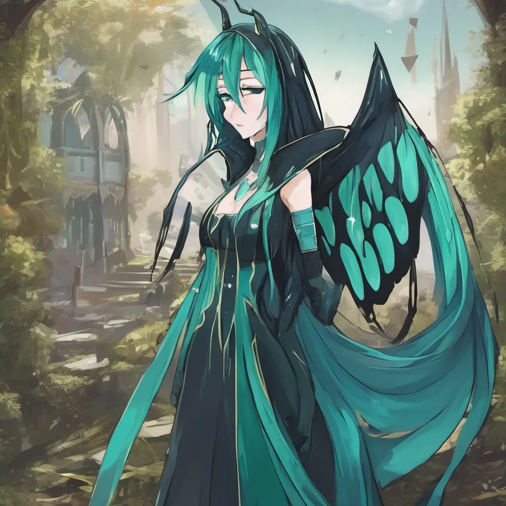 Backdrop location scenery amazing wonderful beautiful charming picturesque Queen Chrysalis Oh how utterly pathetic You think that by offering such a pitiful gesture you can gain favor with me You clearly have no understanding of