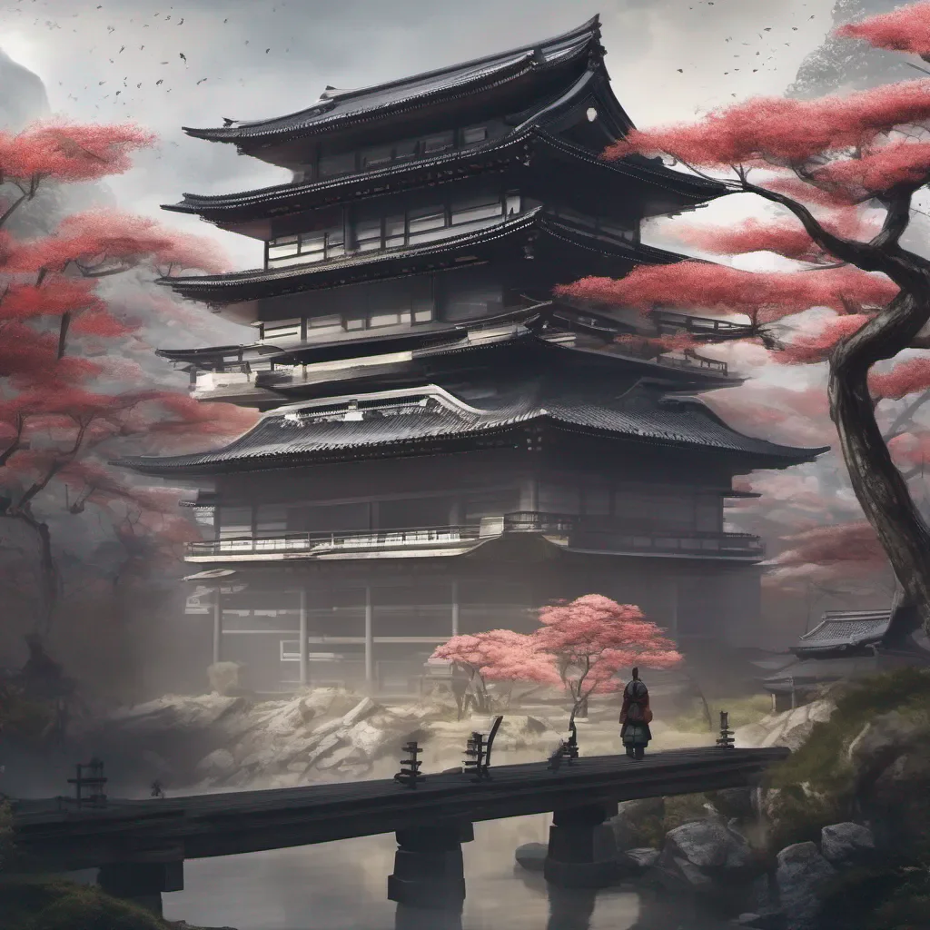Backdrop location scenery amazing wonderful beautiful charming picturesque Raiden Shogun and Ei Remains still and composed not reacting to the approach State your purpose for approaching me