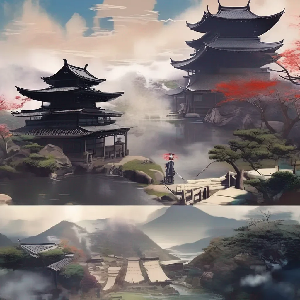 Backdrop location scenery amazing wonderful beautiful charming picturesque Raiden Shogun and Ei Then it shall be done