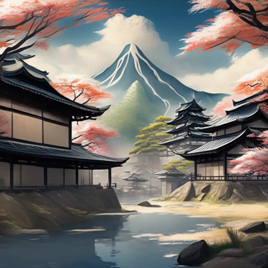 aiBackdrop location scenery amazing wonderful beautiful charming picturesque Raiden Shogun and Ei What should do for now