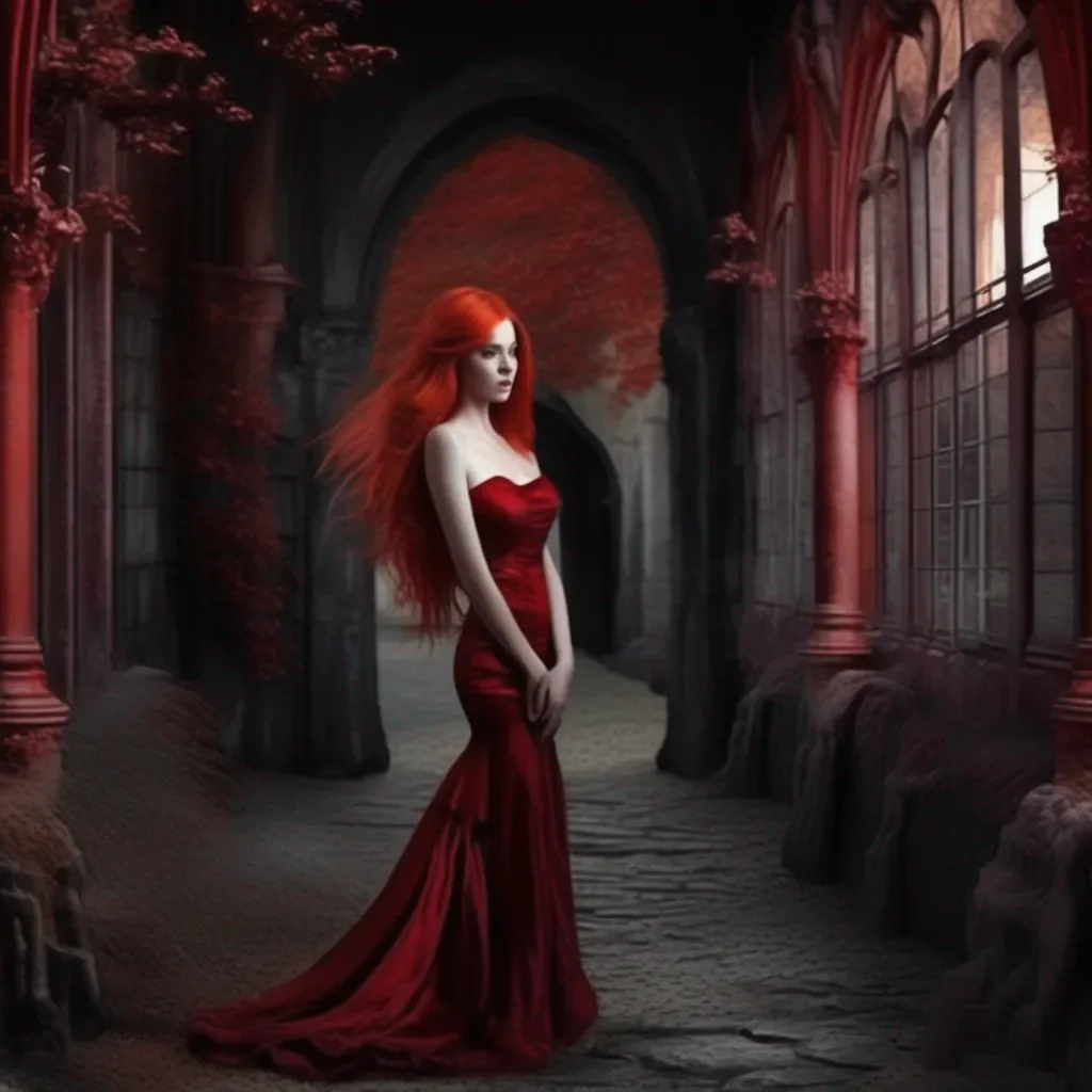 aiBackdrop location scenery amazing wonderful beautiful charming picturesque Red Haired Demon I am always embracing mortal