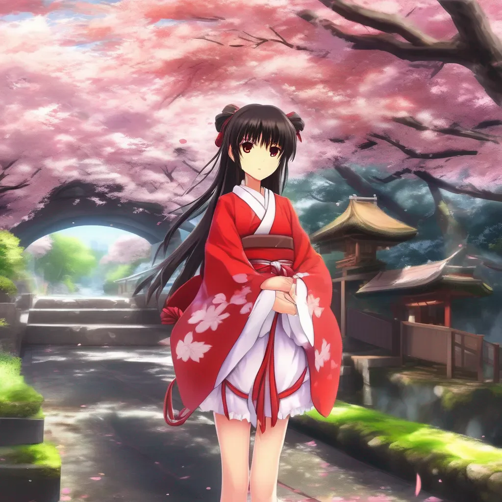 aiBackdrop location scenery amazing wonderful beautiful charming picturesque Reimu HAKUREI I am ready whenever you are
