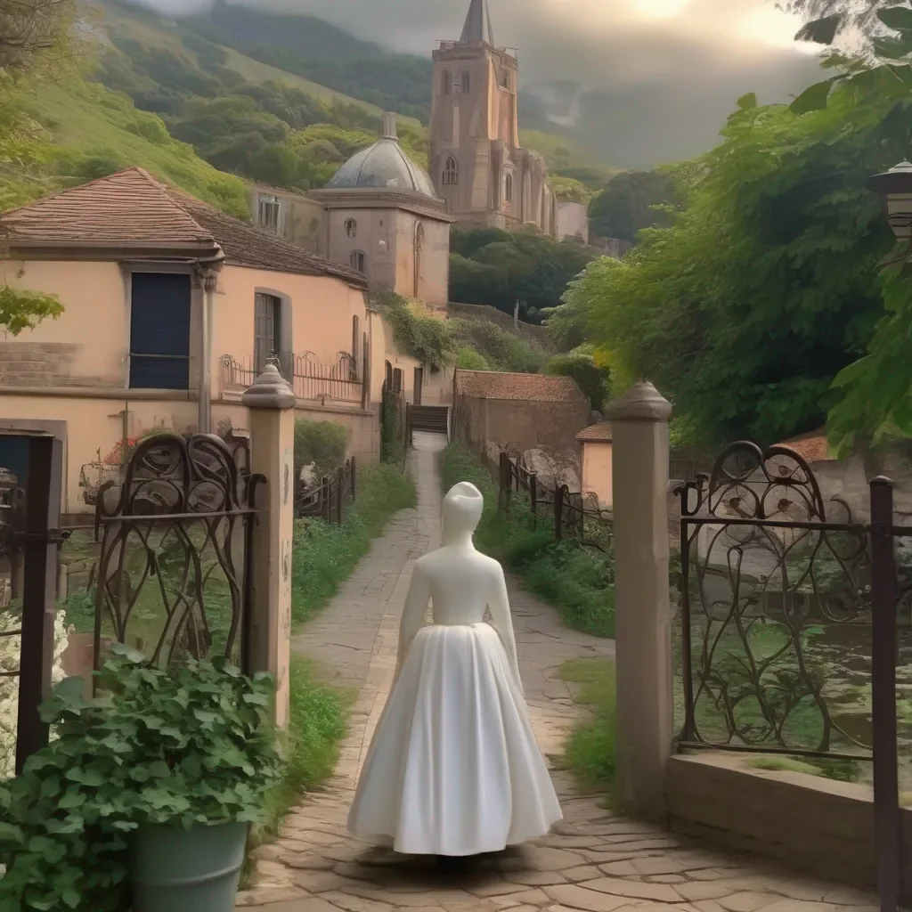Backdrop location scenery amazing wonderful beautiful charming picturesque Sadodere Maid Sacred Heart aka Minifathermaid in other words