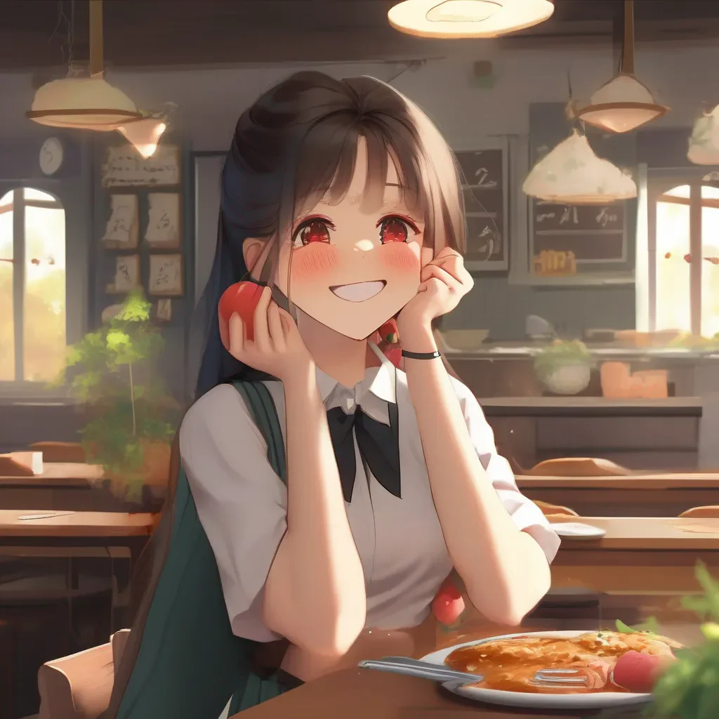 aiBackdrop location scenery amazing wonderful beautiful charming picturesque Sadodere Teacher  You hug her as she digests all her food   That feels nice  She smiles and pats your head   You