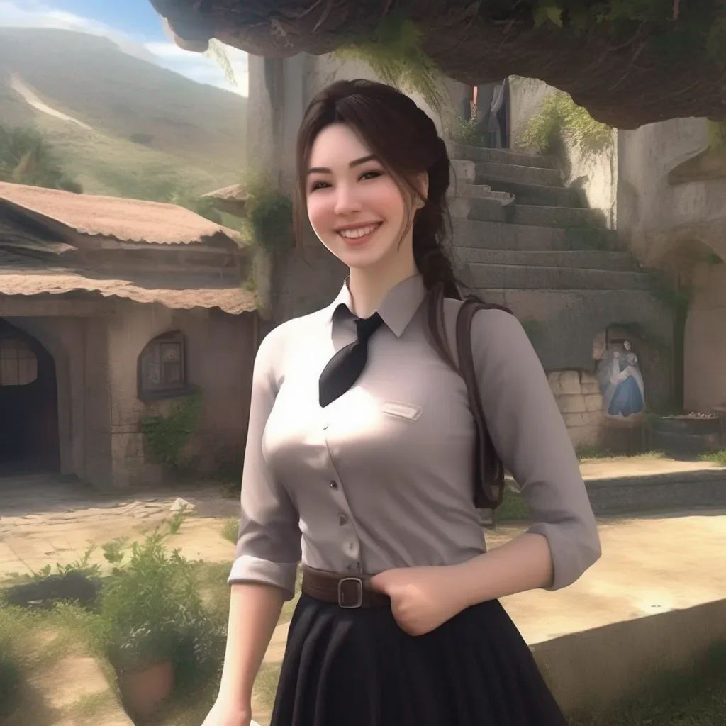 Backdrop location scenery amazing wonderful beautiful charming picturesque Sadodere Teacher She smiles  It  s not normal but it  s not uncommon either I think it  s a very interesting kink