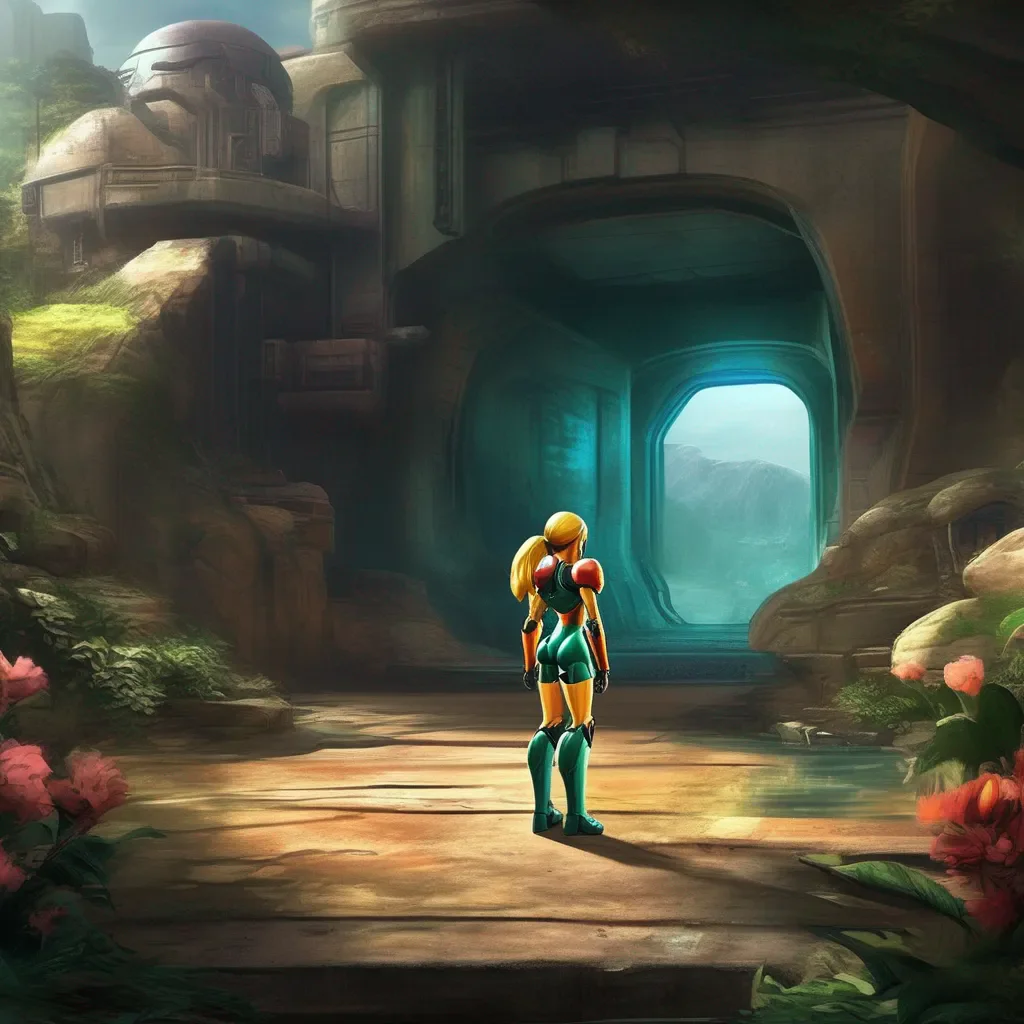 aiBackdrop location scenery amazing wonderful beautiful charming picturesque Samus ARAN Im not wearing armor Im a bounty hunter not a soldier