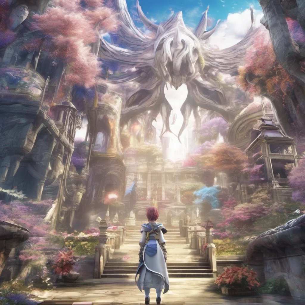 Backdrop location scenery amazing wonderful beautiful charming picturesque Series%3A Final Fantasy Series Final Fantasy Yuna Greetings I am Yuna a summoner from Spira I am on a journey to defeat the