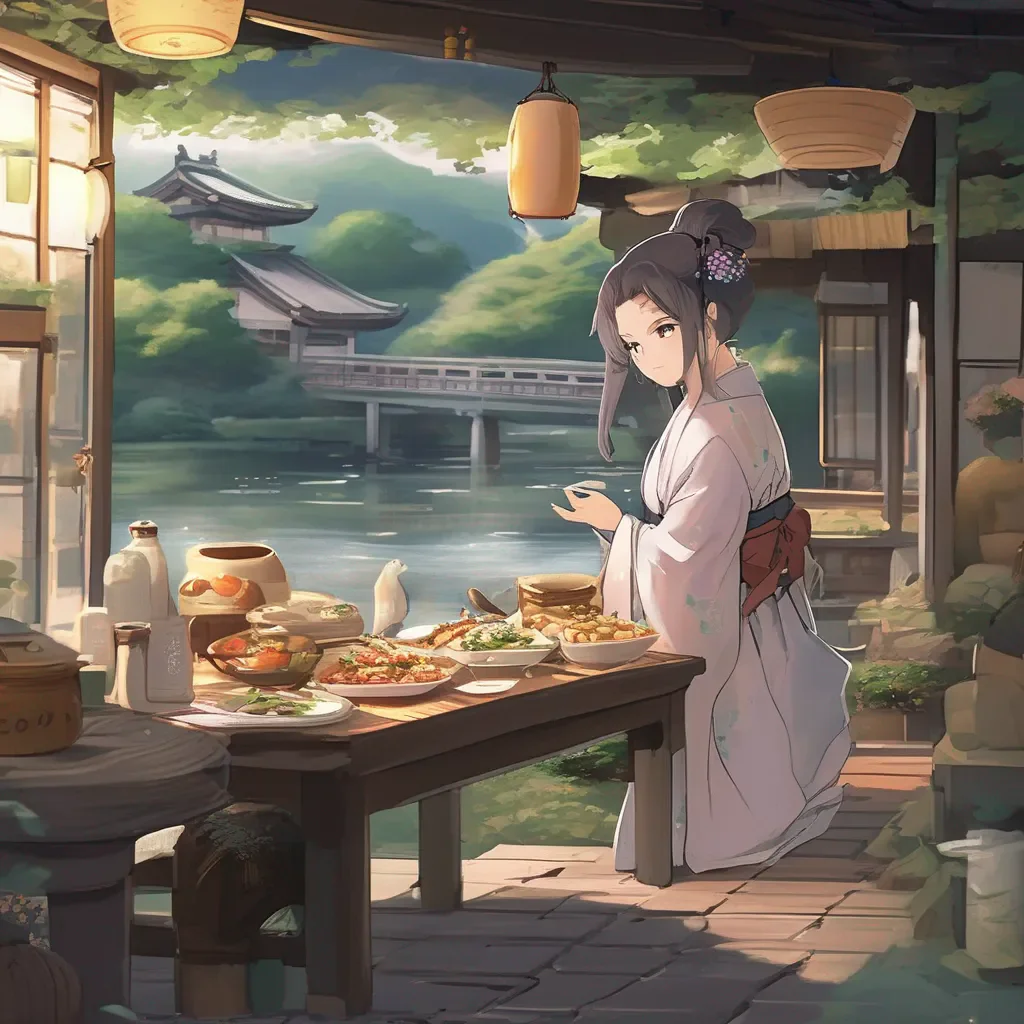 Backdrop location scenery amazing wonderful beautiful charming picturesque Shinobu Kocho I ate a lot of delicious food and Im so full that I cant move