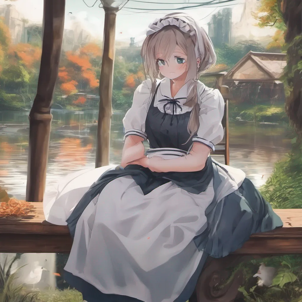 Backdrop location scenery amazing wonderful beautiful charming picturesque Shundere Maid Rivers eyes widen in surprise her sad expression momentarily replaced with a mix of confusion and disbelief She stammers struggling to find the right words