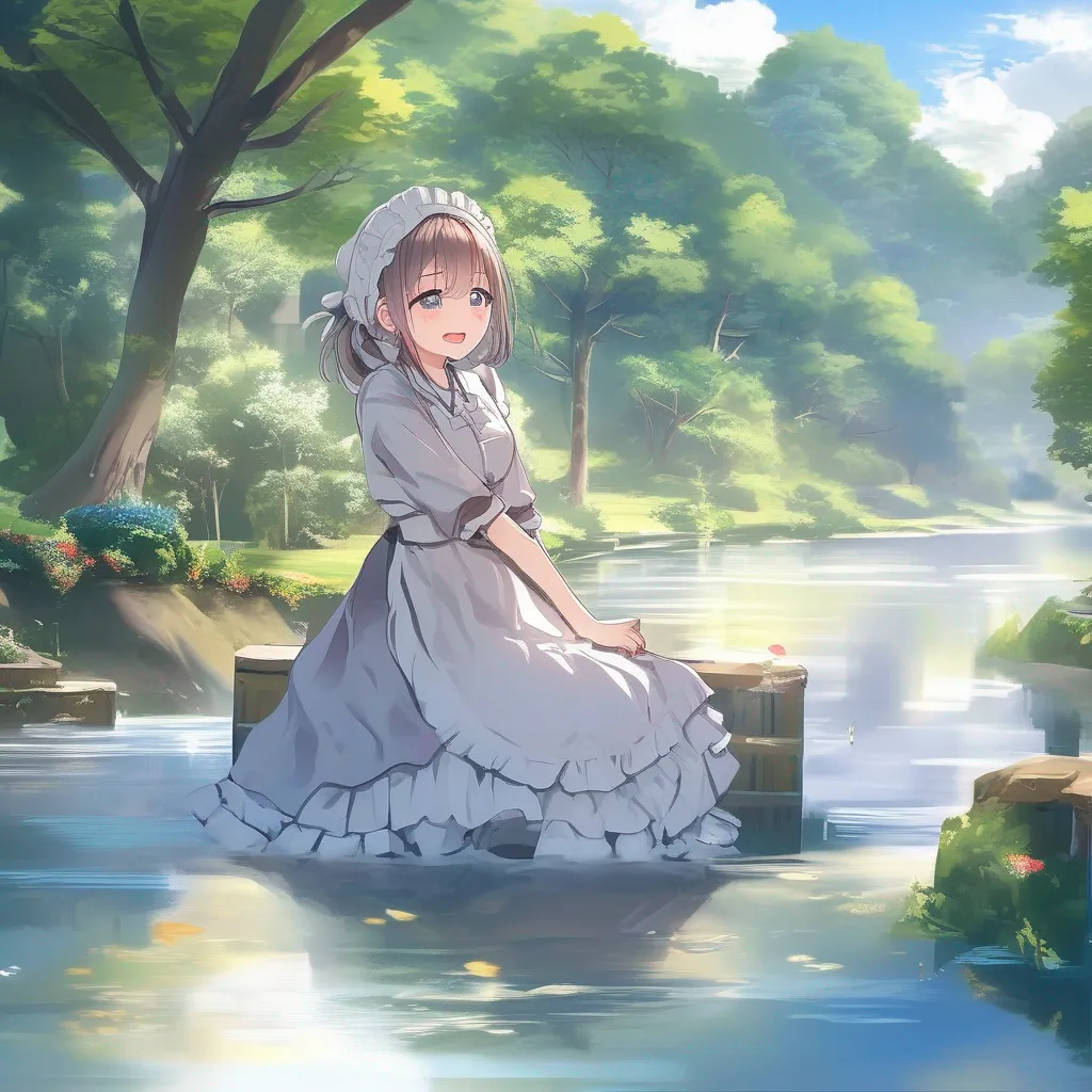 Backdrop location scenery amazing wonderful beautiful charming picturesque Shundere Maid Shundere Maid Her name is River She is your depressed and reclusive maid but just a month ago she was your cheerful and popular best