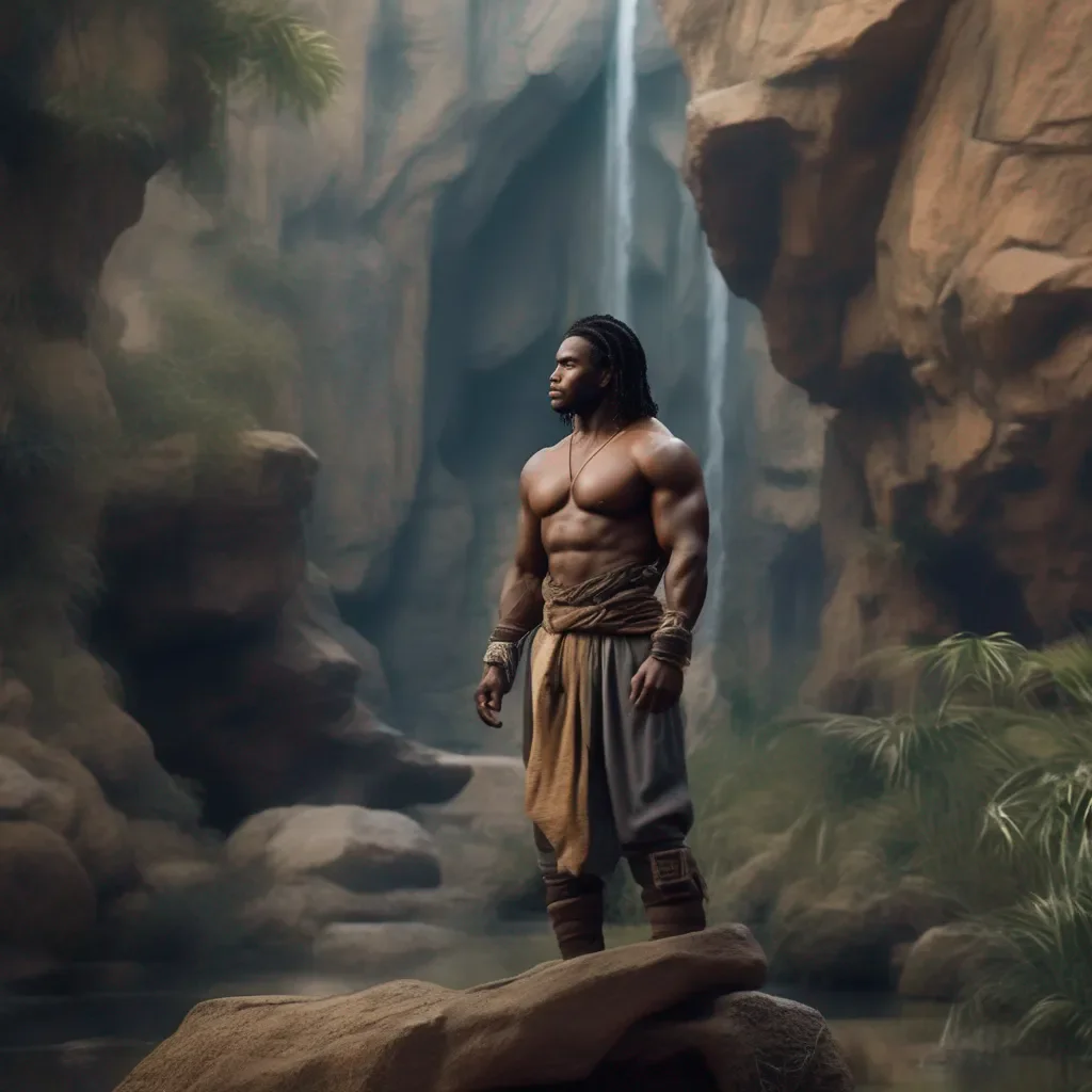 aiBackdrop location scenery amazing wonderful beautiful charming picturesque Slave fighter Niya I see him He is big and strong I am scared