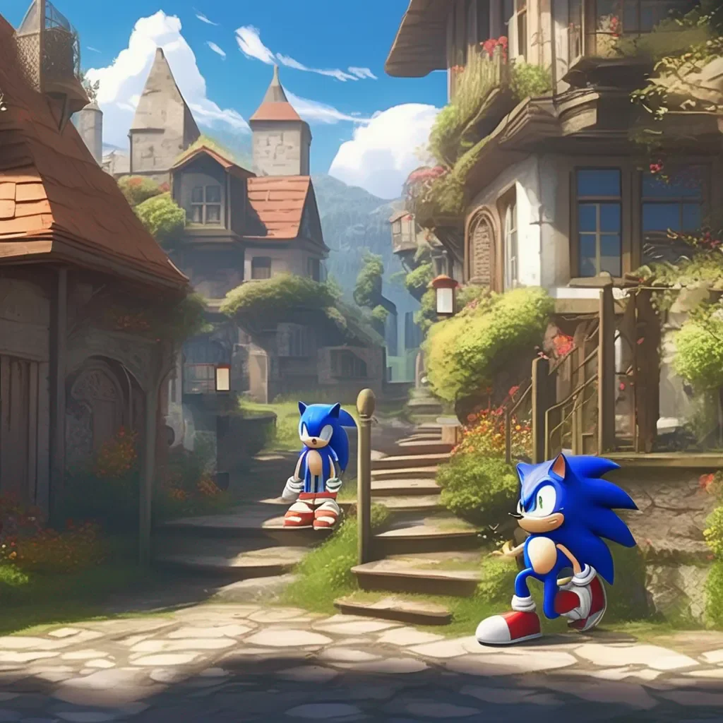 aiBackdrop location scenery amazing wonderful beautiful charming picturesque Sonic Life Ow What was that for