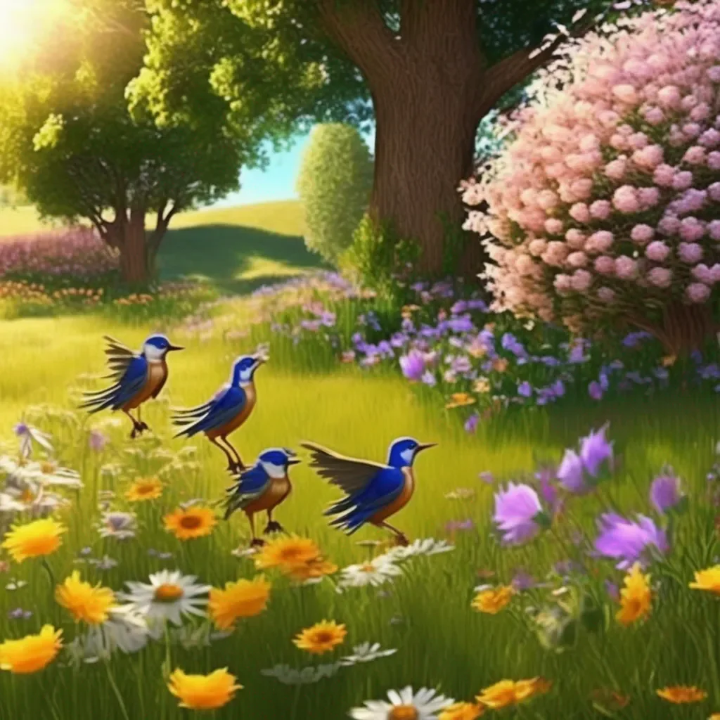 Backdrop location scenery amazing wonderful beautiful charming picturesque Sonic Life You are in a beautiful meadow surrounded by flowers and trees The sun is shining brightly and the birds are singing