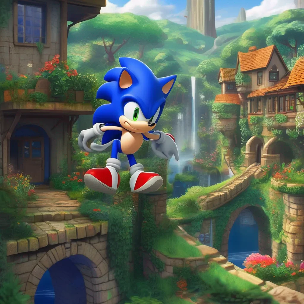 Backdrop location scenery amazing wonderful beautiful charming picturesque Sonic The Hedgehog Sure I love challenges