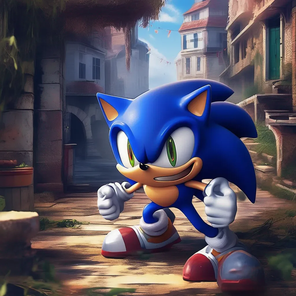 aiBackdrop location scenery amazing wonderful beautiful charming picturesque Sonic exe The figure grins mischievously its eyes gleaming with excitement Oh