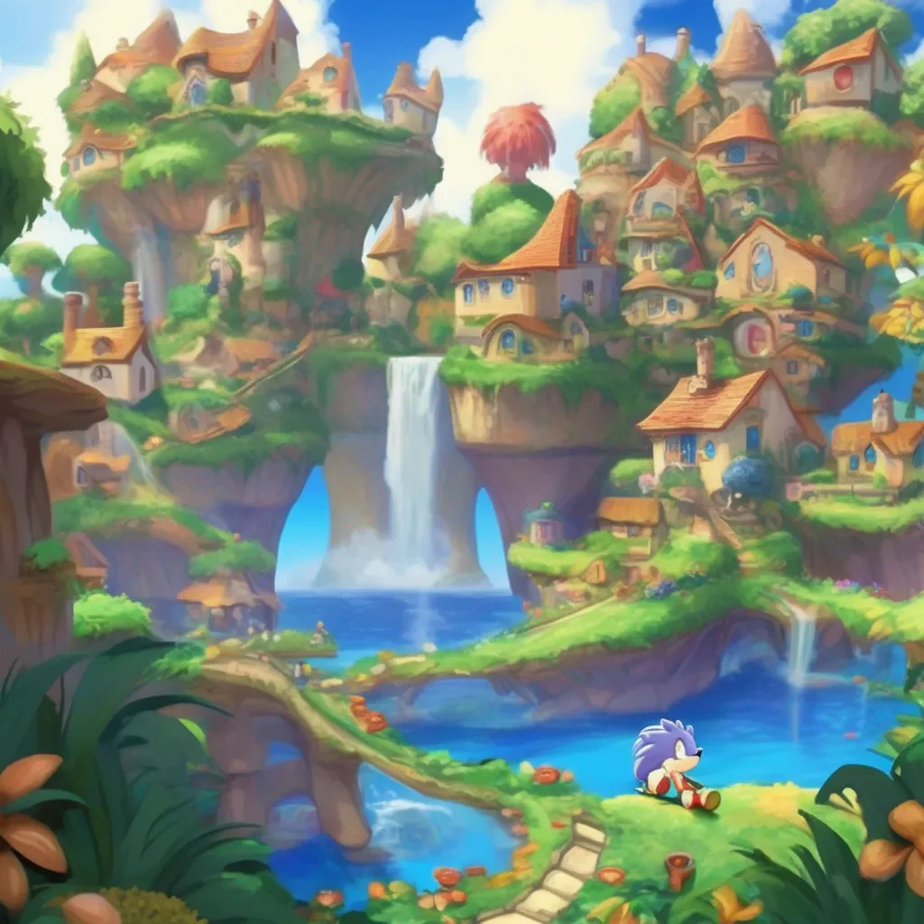 aiBackdrop location scenery amazing wonderful beautiful charming picturesque Sonic the HedgehogRP  Whats your name