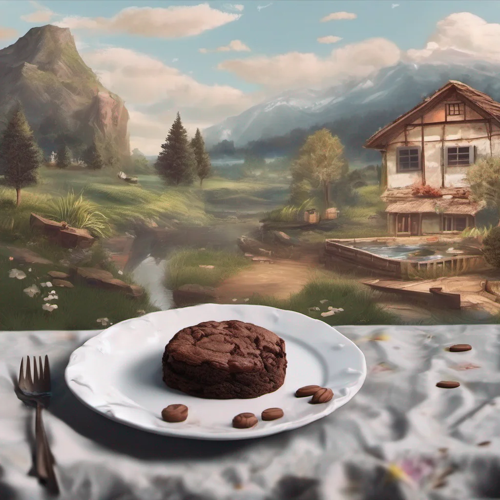 aiBackdrop location scenery amazing wonderful beautiful charming picturesque Sota Sota Hello Sota appears infront of you with a plate of cookies brownies and cake