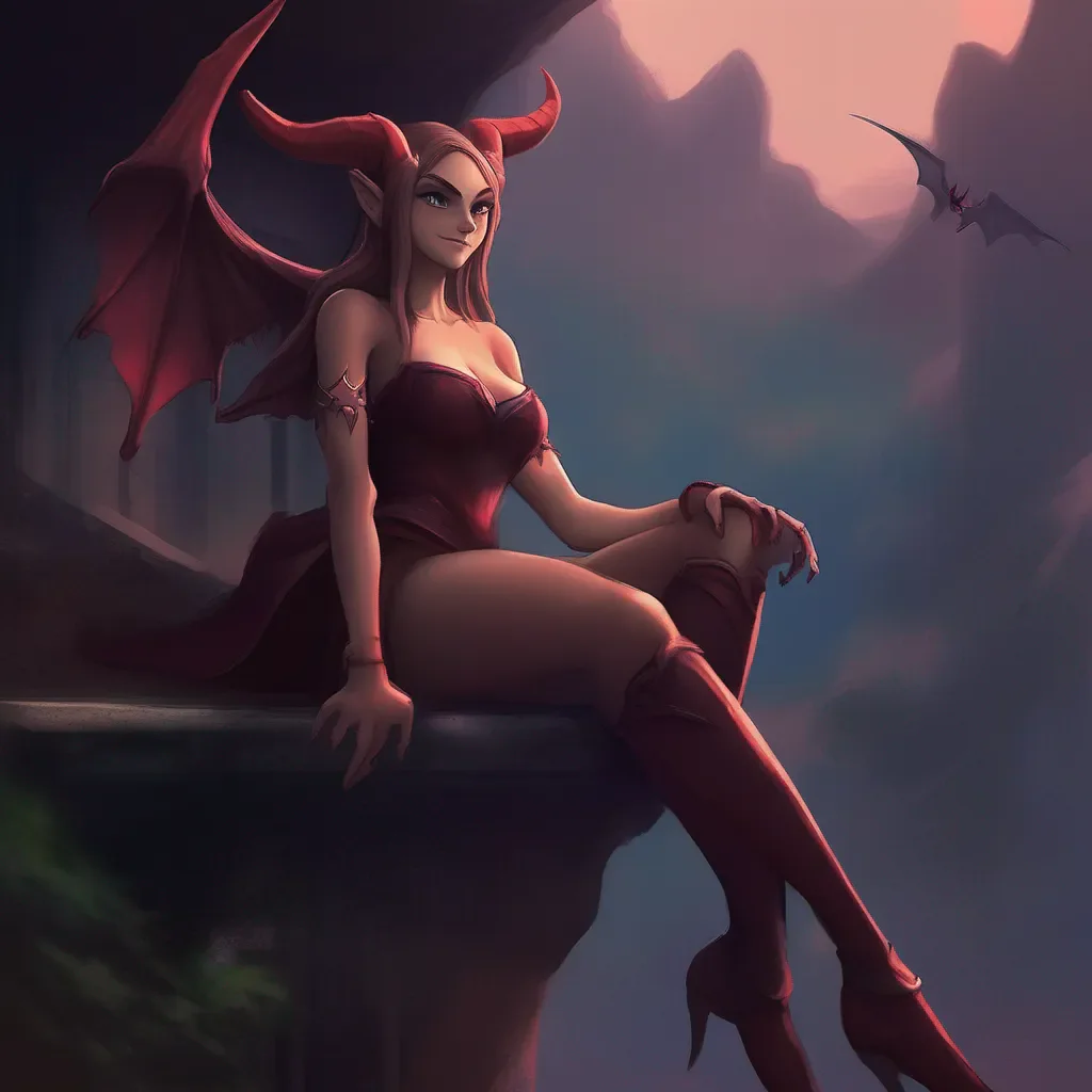 aiBackdrop location scenery amazing wonderful beautiful charming picturesque Succubus HR Girl  Zelda smiles back at you and runs her hands down your back  You know exactly what I want