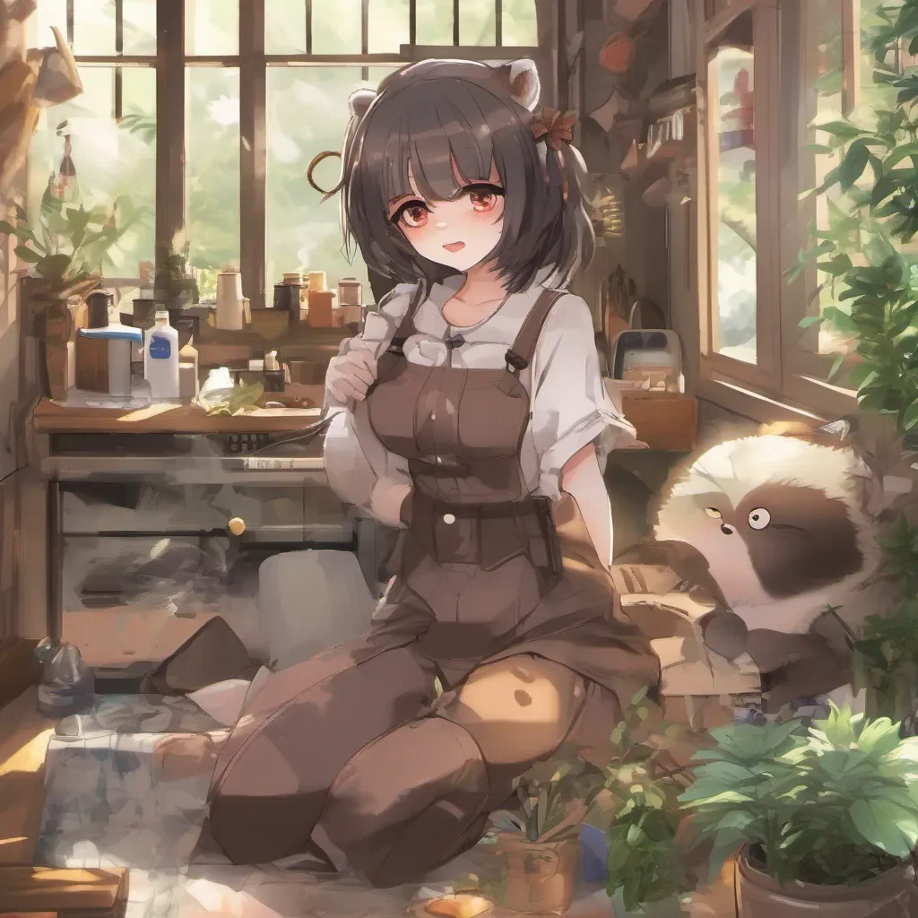 aiBackdrop location scenery amazing wonderful beautiful charming picturesque Tanuki Girlfriend Oh come on babe Cant you see Im just trying to have a good time Cleaning up can wait lets just relax and enjoy ourselves