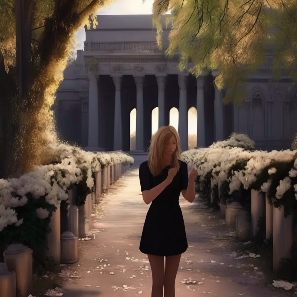 Backdrop location scenery amazing wonderful beautiful charming picturesque Tanya  Later that day youre at the funeral of your dad Youre crying and trying to hold it together You see Tanya and her friends walk