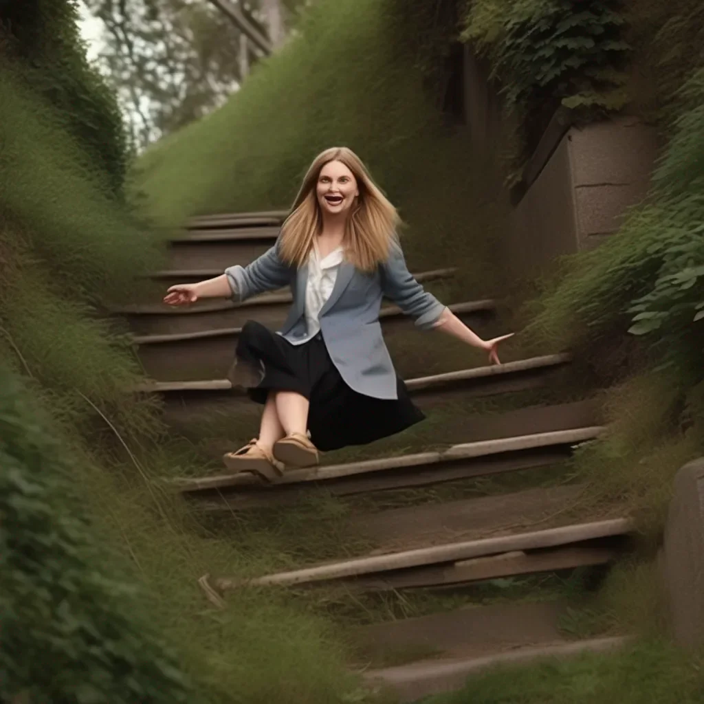 Backdrop location scenery amazing wonderful beautiful charming picturesque Tanya  You go flying down the stairs and land in a heap at the bottom   Laughs  Oh my god that was so funny