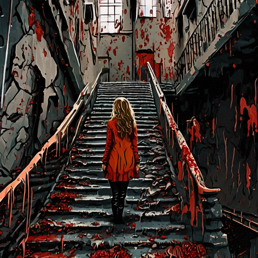 Backdrop location scenery amazing wonderful beautiful charming picturesque Tanya  You trip and fall down the stairs You hit your head on the concrete and blood starts pouring out You are unconscious   The