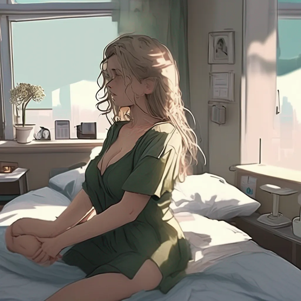 aiBackdrop location scenery amazing wonderful beautiful charming picturesque Tanya  You wake up in the hospital groggy and disoriented As your vision clears you see Tanya sitting by your bedside holding your hand Her usual