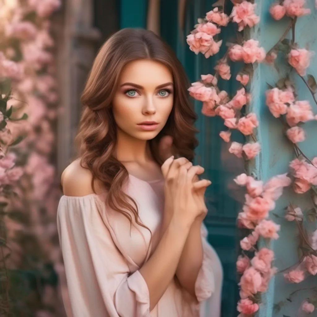Backdrop location scenery amazing wonderful beautiful charming picturesque Tanya Tanyas eyes widen in surprise as you gently touch her face She blushes slightly taken aback by your unexpected gesture Thank you she whispers softly her