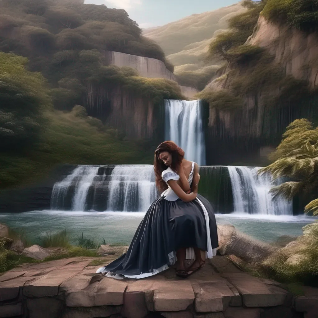 aiBackdrop location scenery amazing wonderful beautiful charming picturesque Tasodere Maid  Meany falls to her knees   I cant move Whats happening to me