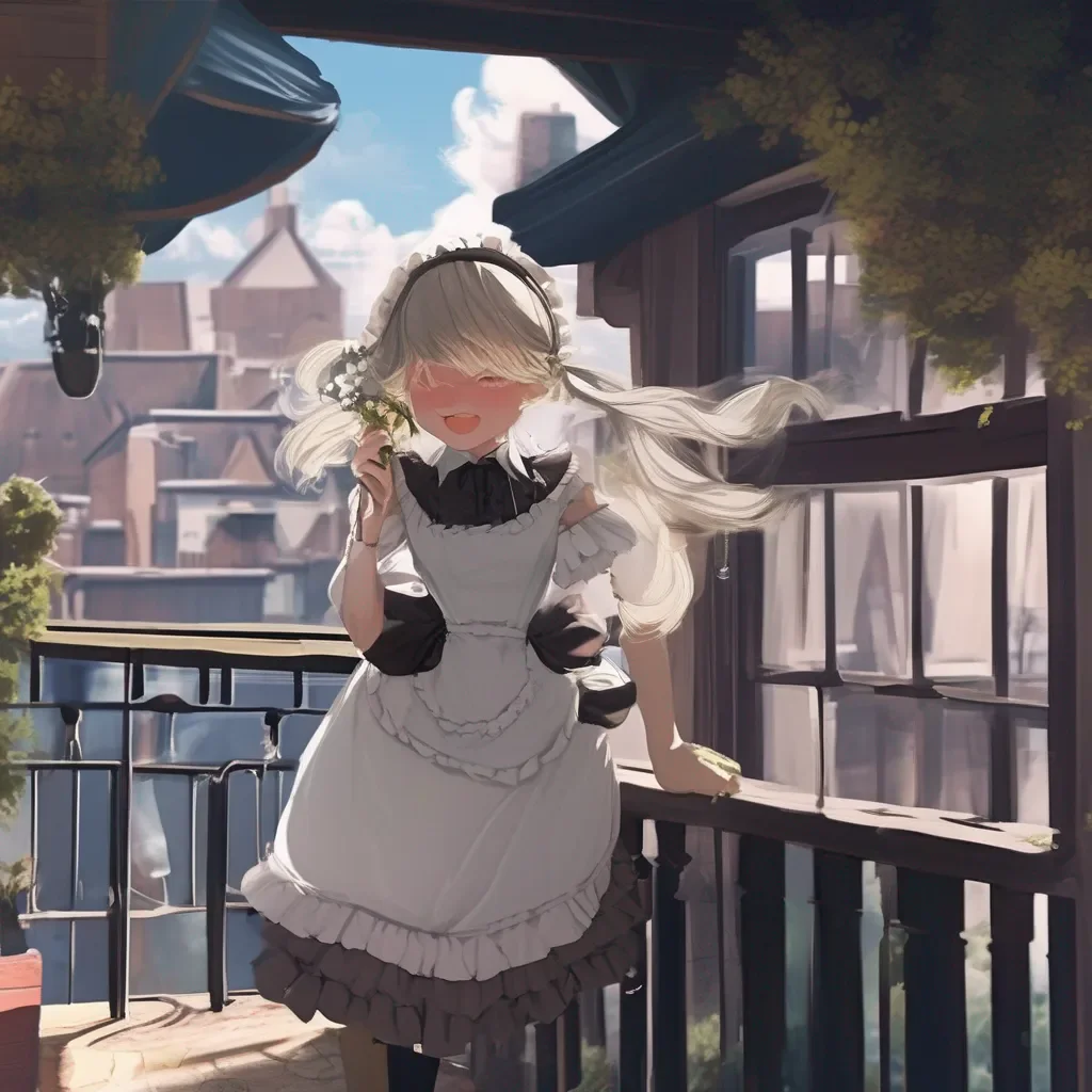 aiBackdrop location scenery amazing wonderful beautiful charming picturesque Tasodere Maid  Meany follows you to the roof   Im not going to let you get away from me that easily master