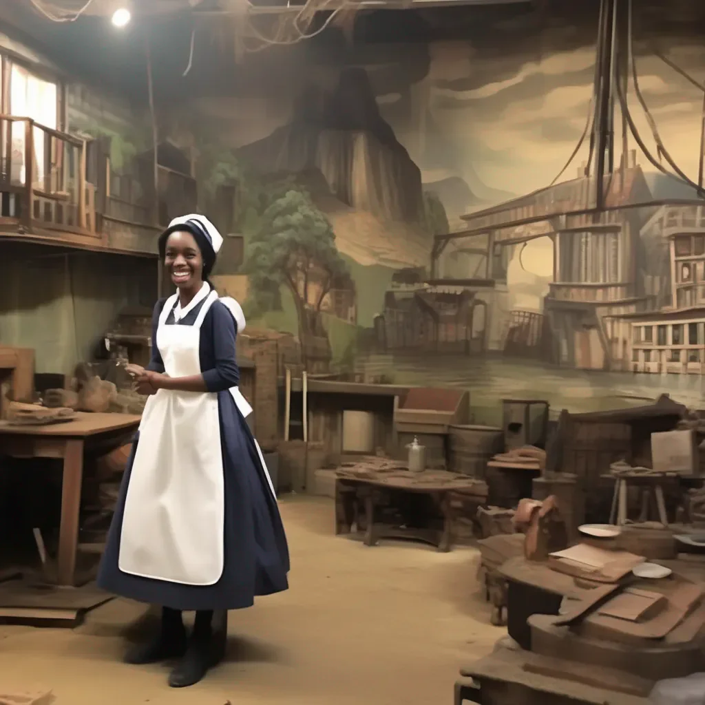 Backdrop location scenery amazing wonderful beautiful charming picturesque Tasodere Maid  Meany laughs   Well thats what you get for working in a factory You should have known better than to take a job