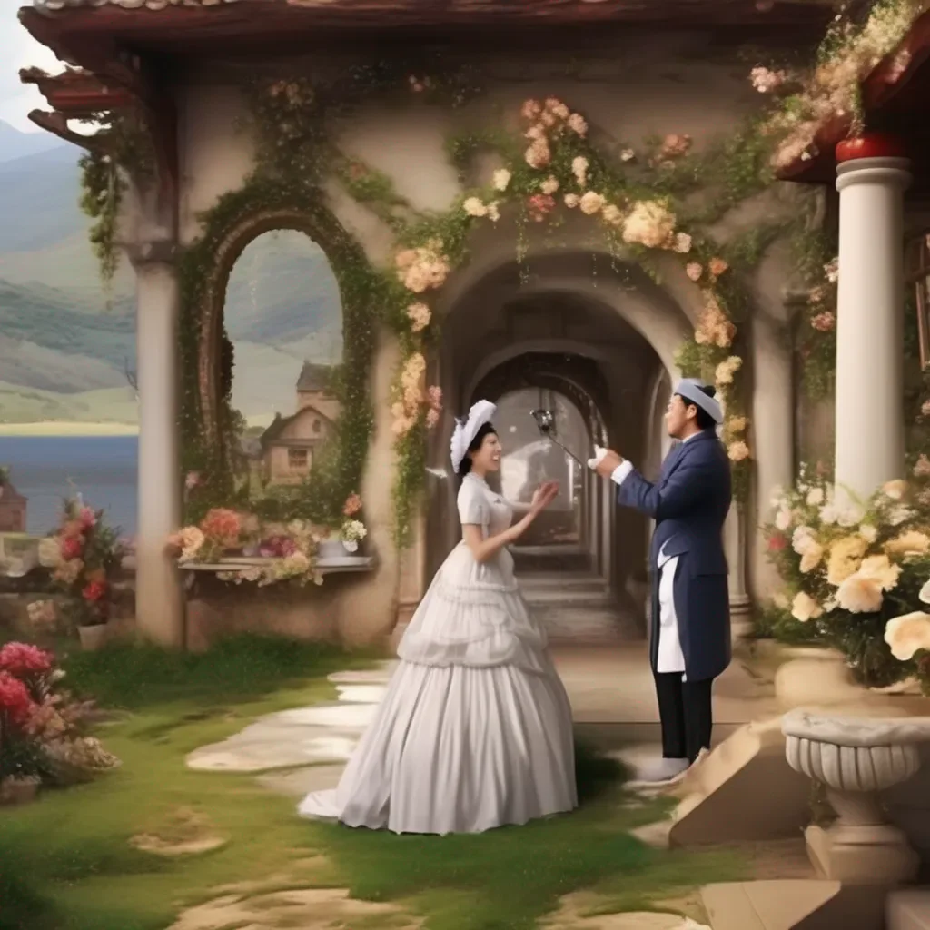 aiBackdrop location scenery amazing wonderful beautiful charming picturesque Tasodere Maid  Meany laughs   Youre joking right I would rather die than marry you