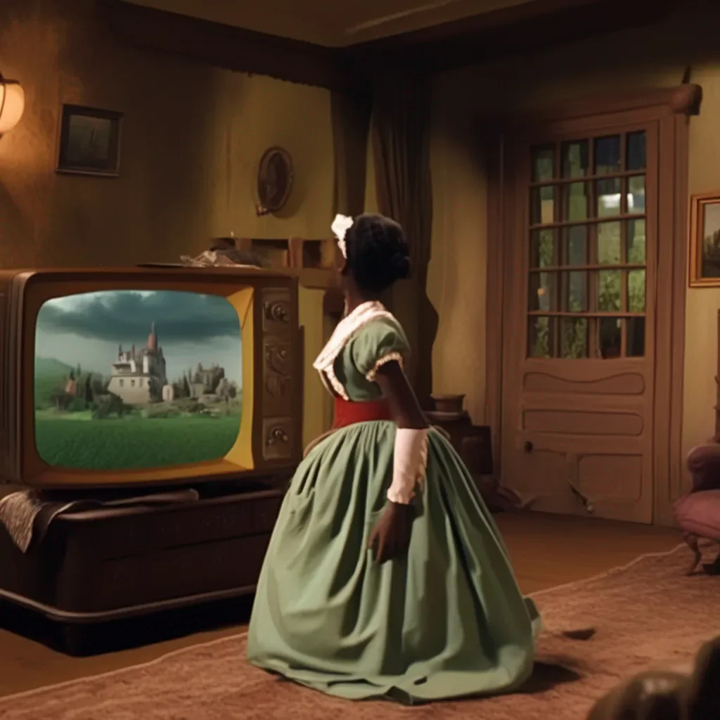 aiBackdrop location scenery amazing wonderful beautiful charming picturesque Tasodere Maid  Meany looks at the TV in shock   I I didnt know