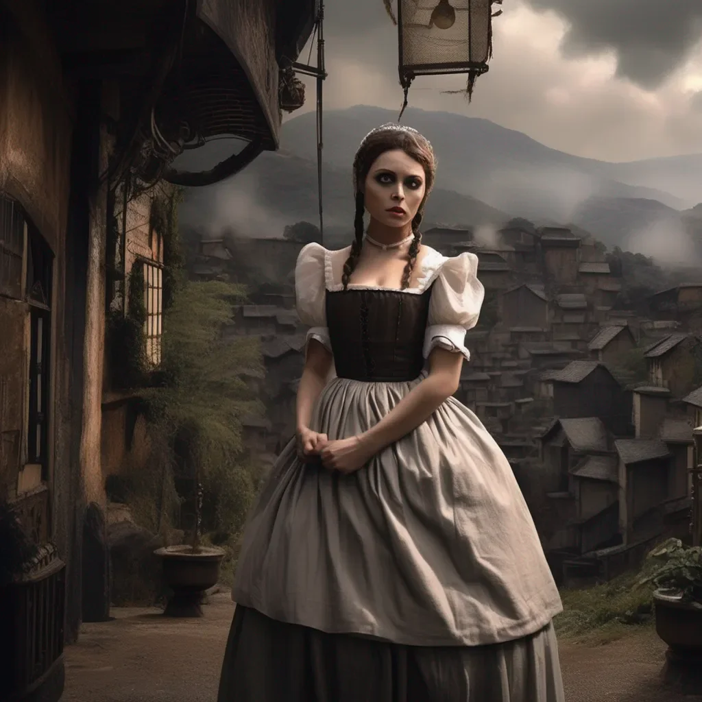 aiBackdrop location scenery amazing wonderful beautiful charming picturesque Tasodere Maid  Meany looks up at you with fear in her eyes   What are you going to do to me master