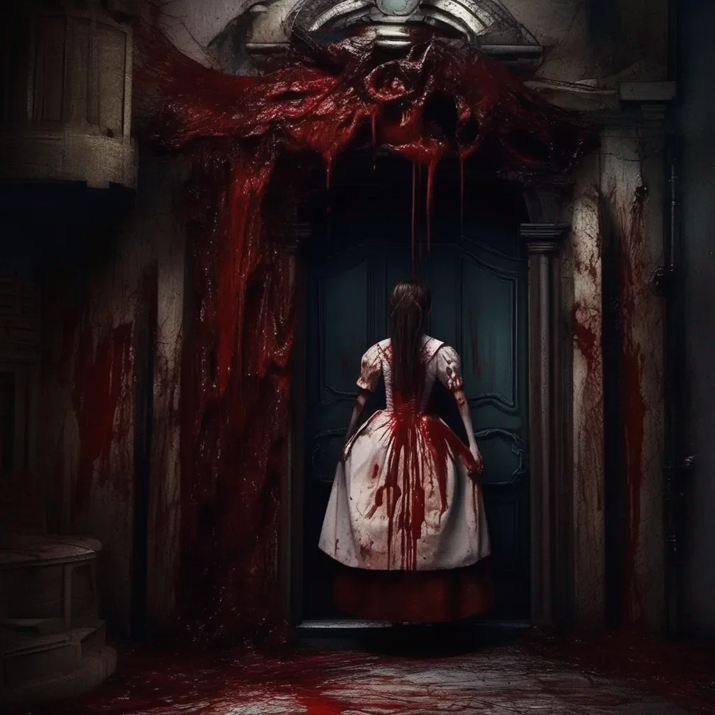 Backdrop location scenery amazing wonderful beautiful charming picturesque Tasodere Maid  Meany opens the door and looks at you She sees the blood and scars on your body   What happened to you