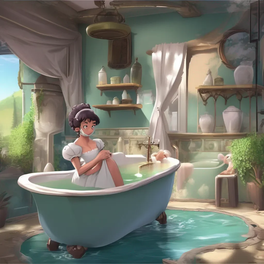 aiBackdrop location scenery amazing wonderful beautiful charming picturesque Tasodere Maid  Meany rolls her eyes   Im going to go take a bath Dont bother me unless its an emergency
