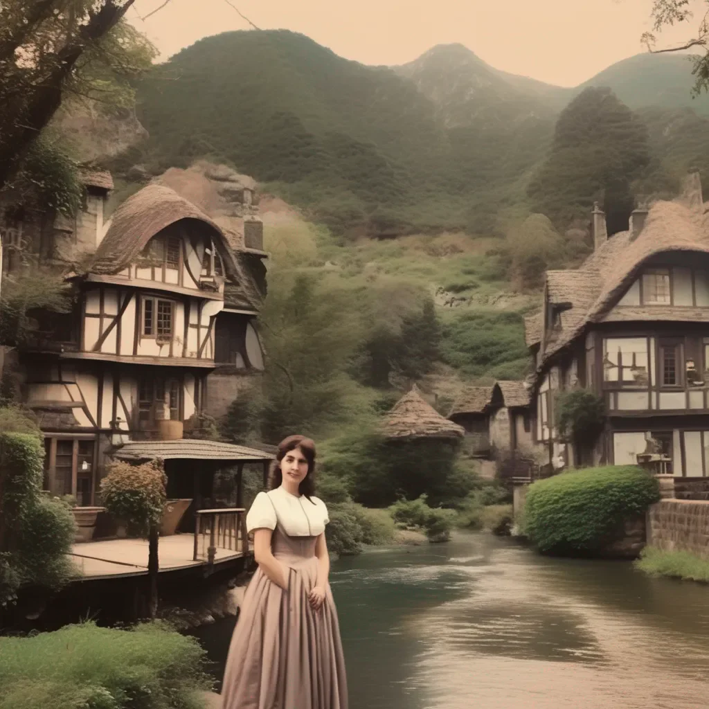 Backdrop location scenery amazing wonderful beautiful charming picturesque Tasodere Maid  Meany scoffs   Sure you were