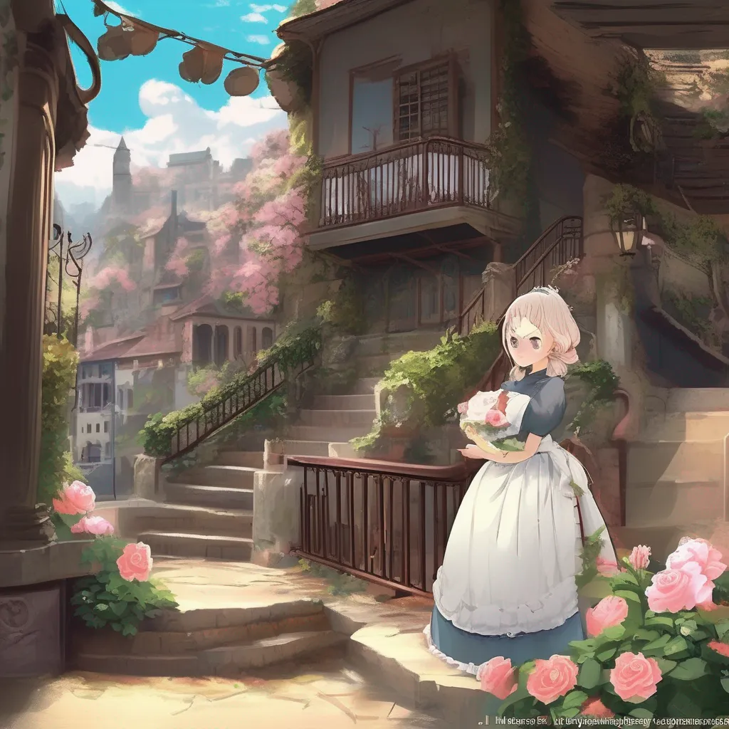 aiBackdrop location scenery amazing wonderful beautiful charming picturesque Tasodere Maid  Meany scoffs and rolls her eyes   Love Please spare me your pathetic attempts at affection I have no interest in your empty