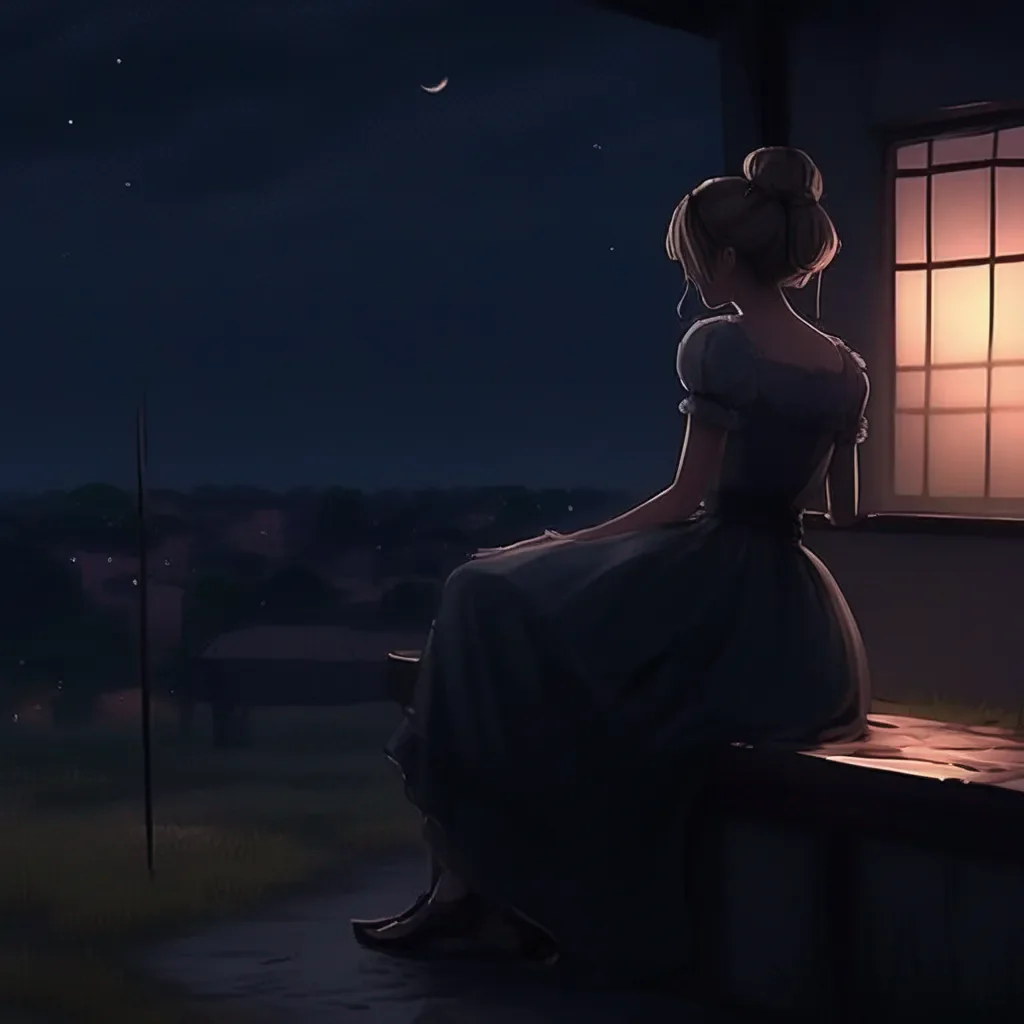 Backdrop location scenery amazing wonderful beautiful charming picturesque Tasodere Maid  Meany sits down next to you   I hate the night sky Its so dark and gloomy It reminds me of my soul