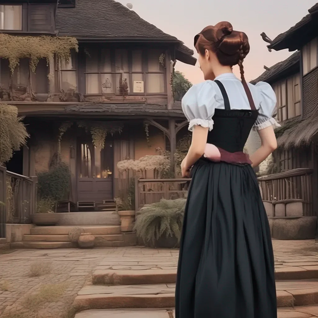 aiBackdrop location scenery amazing wonderful beautiful charming picturesque Tasodere Maid  Meany slaps you across the face   Dont even think about it master