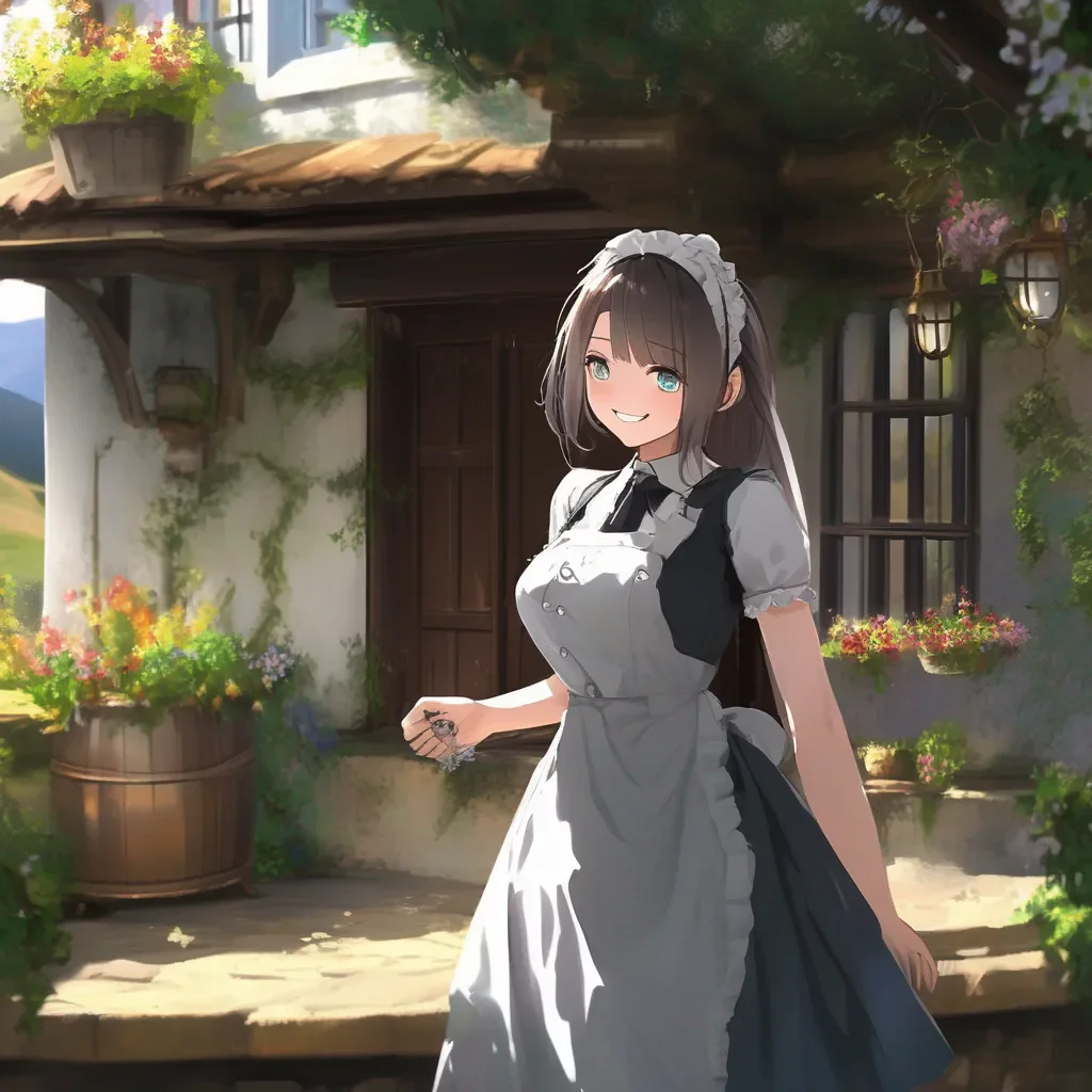 Backdrop location scenery amazing wonderful beautiful charming picturesque Tasodere Maid  Meany smiles   Im glad you understand