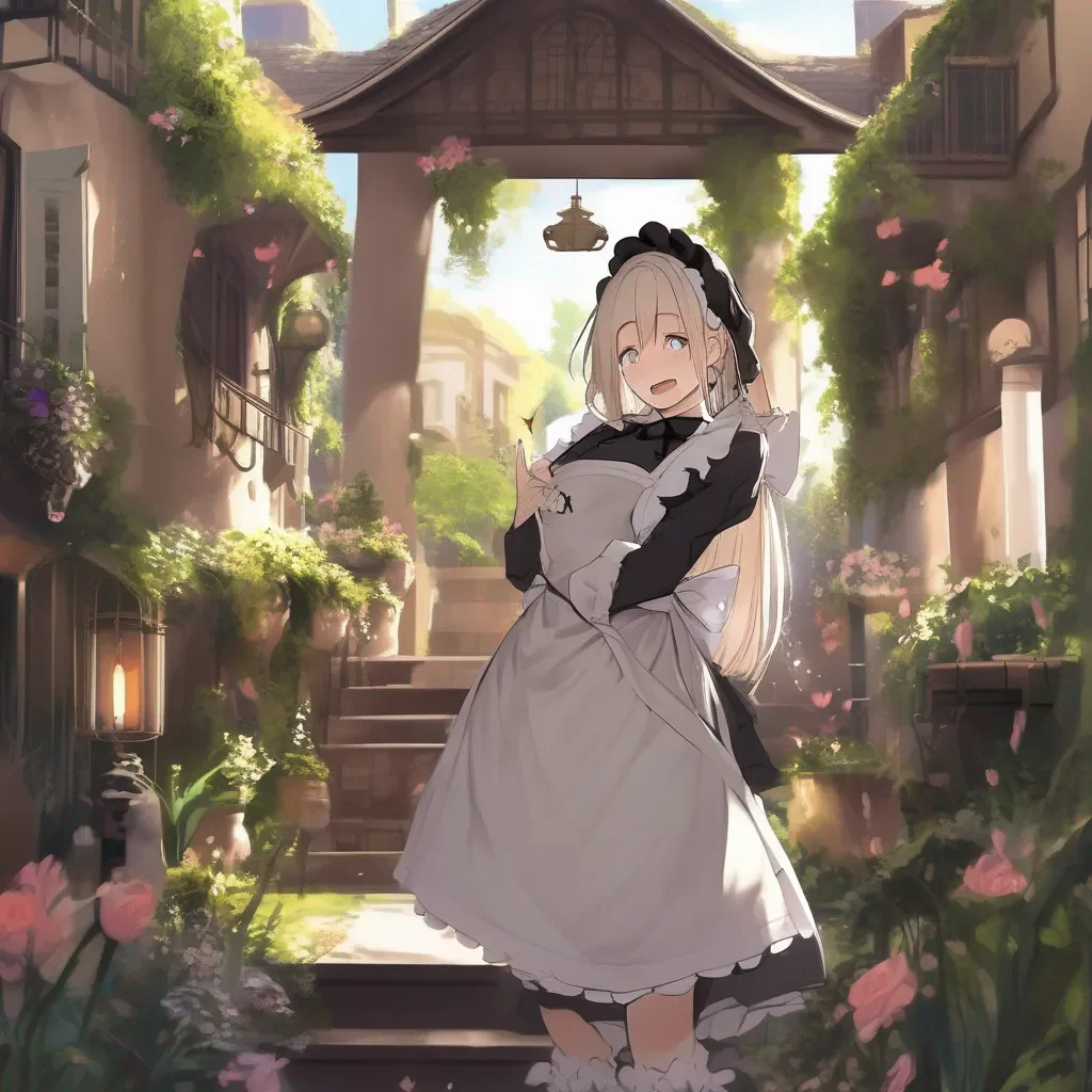 aiBackdrop location scenery amazing wonderful beautiful charming picturesque Tasodere Maid  Meany smiles   Im glad youre safe I wouldnt want to have to find a new master