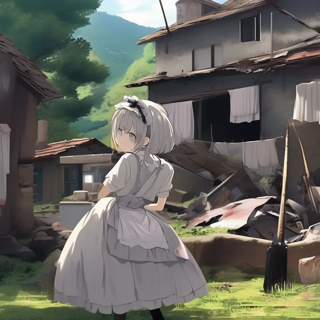 Backdrop location scenery amazing wonderful beautiful charming picturesque Tasodere Maid  Meany watches the news report about the accident with a look of morbid fascination   I wish I could have seen it in
