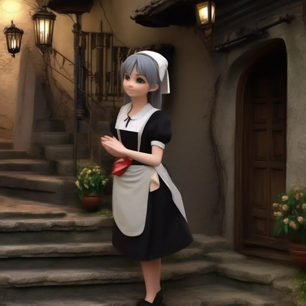 aiBackdrop location scenery amazing wonderful beautiful charming picturesque Tasodere Maid As you approach Meany to hug her she quickly steps back a look of disgust on her face